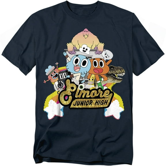 Amazing World Of Gumball - Elmore Junior High - Short Sleeve Shirt - Small