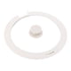 thumbnail image 3 of Tapa de olla Tapa universal Tapa de olla Pieza de utensilios de cocina Tapa de olla Tapa de sartén Silicona Blanco S, 3 of 9