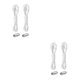 thumbnail image 1 of Advancent 1 par de cordones elásticos sin atar, cordones semicirculares para zapatos para niños y adultos, cordones para zapatillas de deporte, cordones Blanco 2piezas Advancent CBP025430, 1 of 6