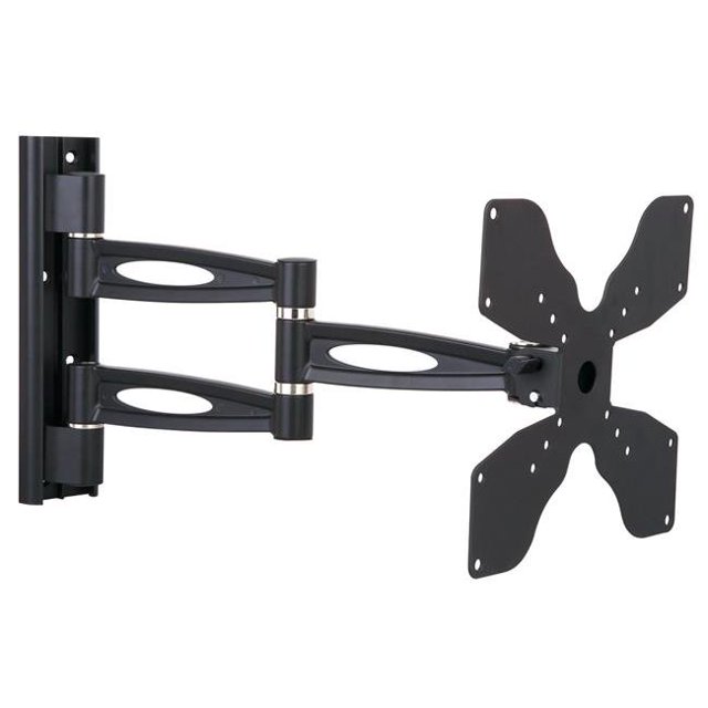 Full Motion Wall Mount for 23-40 in. Flat Panel TV, Black