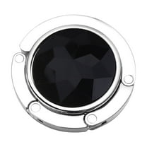 Student Desktop Mobile Bag Holder Clearance, Furenl Hanging Clip Sock Holder Foldable Handbag Purse Hook Convenient Desk Hook Round Backpack Hook Student Desktop Mobile Bag Hanger, Black