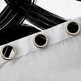thumbnail image 4 of Manfei Waves Geometric Stripe Black Out Curtains,Retro Graffirti Lines Curtains Pack of 2 (42x63 Each),White Black Bedroom Curtains For Boys Girls,Microfiber Bedroom Decor, 4 of 6