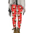 thumbnail image 1 of Gibobby Pantimedias para Mujer Cómodas y Cálidas Leggings de mujer Pantalones de bota con estampado navideño Pantalones de cintura cómodos (Rojo, M), 1 of 5