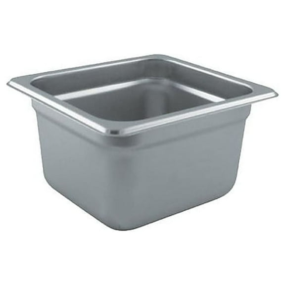 Winco SPJL-604, 4-Inch Deep, One-Sixth Size Anti-Jamming Steam Table Pan, 25 Gauge, NSF