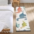 thumbnail image 3 of Yayeee Runner Rug for Bedroom 2'x6' Machine Washable Hallway Non Slip Mat, Dinosaur Pattern, 3 of 8