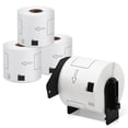 thumbnail image 1 of Rollos de etiquetas MarkDomain DK-1202 compatibles con 62 x 100 mm, paquete de 4, 1 of 7