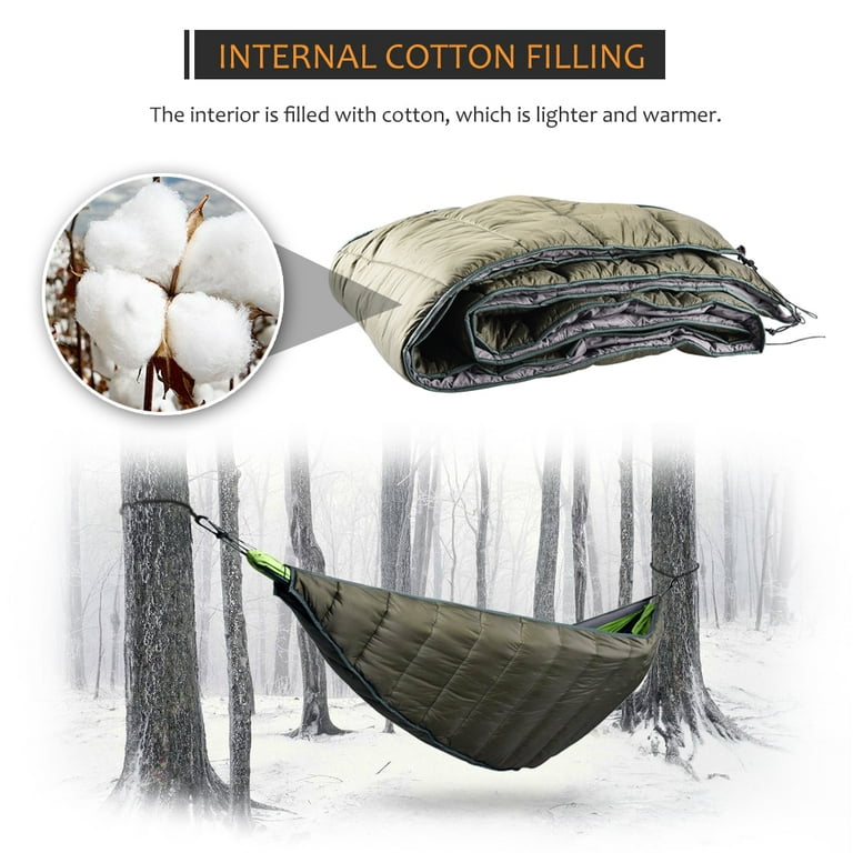 LINK NORTH - Versatile puffy blanket, insulated hammock etc. by