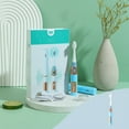 thumbnail image 1 of Xihbxyly Cepillo de Dientes de Viaje, Recargable Por Usb, Diseño Portátil, Función Inteligente con 3 Modos, Cepillo Suave Blanqueador, Apto para Adultos, Hombres y Mujeres, Fiestas Escolares, Incluye, 1 of 7