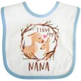 thumbnail image 3 of Inktastic I Love My Nana Boys or Girls Baby Bib, 3 of 4