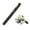 Black, variant on Yokua Mini Telescopic Portable Pocket Pen Fishing Rod for Sea Fishing Outdoor Fishing