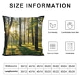 thumbnail image 5 of Orinice Sunlight Trees Grass Graphic Decorative Cushion Throw Pillow Cover for Home Living Room Sofa Car Bedroom Spring High-Quality 1PC 22x22in, 5 of 5