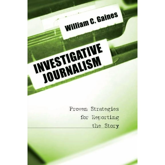 Investigative Journalism, (Paperback)