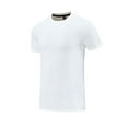 thumbnail image 2 of Vetsdori Sports Shirts for Men Breathable Short Sleeve Pull on Stylish Cooling White Casual Crew Neck Mens T-Shirts Workout, 2 of 3