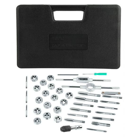 Thread Tap40Pcs M3-M12 Screw Nut Tapand Die Set Screw Taps Tool Set Ultra Responsive