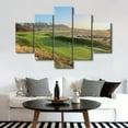 thumbnail image 2 of TISHIRON 5PCS Framed Canvas Wall Art Set,60"x40" Spyglass Hill Golf Course Canvas Art Decor, 2 of 7