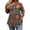 Multicolour, variant on Women's Plus Size Printed Tops, Elegant One Shoulder Blouse, Flowy Tunic with Exquisite Paisley, Breathable Off Shoulder Shirt for Casual, Work, Weekends
