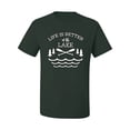 thumbnail image 2 of Wild Bobby, Life Is Better At The Lake, Men Graphic Tee, Forest Green, Small, 2 of 4