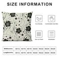thumbnail image 5 of Pratyus Flowers Dots Annabel Kidston Square Pillow Cover Case for Cushions Sofa Bed Outdoor Decoration High-Quality Pillow Case 1PC 18x18in, 5 of 5