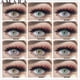thumbnail image 2 of amara lentes de contacto coloridos serie océano decoración de ojos lente comestics anual, 2 of 4
