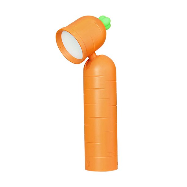 Lámpara De Escritorio De Zanahoria Linda Lámpara De Mesa Led 1200 Mah Lámpara De Noche Para Niños Con 3 Brillos Fuente De Luz Dual Ajustable De 90 Grados Para Dormitorio En Casa Guardería Methold HA016174-00