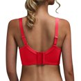thumbnail image 5 of Comfortable Lace Bra No Steel Ring Adjustable Underwear Breathable Lifting Design for Everyday Wear #Red,XXXXXL, 5 of 7