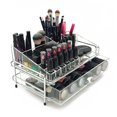 thumbnail image 1 of OnDisplay 2 Tier Chromed Steel Frame Acrylic Cosmetic/Makeup Organizer, 1 of 2
