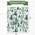 thumbnail image 2 of Christmas Blanket Watercolor Green Pine Tree Throw Blanket Soft Plush Blanket for Xmas Winter Home Bed Sofa Couch Chair, 50 x 60 Inch, 2 of 6