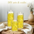 thumbnail image 3 of CozyNestFindsYellow Fake Ice Rocks,150PCS Acrylic Gems Crystals Plastic Diamonds Fake Ice Cubes for Vase Fillers DIY Craft Wedding Photography Prop Display Table Scatter Home Amalfi Coast Decorations, 3 of 12