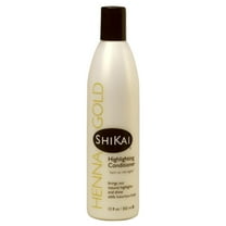 ShiKai Henna Gold Highlighting Conditioner (12 oz) | Enhances Natural Highlights | Moisturizing & Shine for Soft, Manageable Hair | Safe for Color-Treated Hair