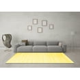 thumbnail image 3 of Ahgly Company Indoor Rectangle Solid Yellow Modern Area Rugs, 2' x 5', 3 of 4