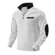 thumbnail image 4 of Ceisia Men's Regular-Fit Stand-Collar Half-Zip Color-Accents Polyester Pullover Gift, 4 of 9