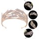 thumbnail image 4 of KAKOWELY 1 corona de novia estilo barroco para vestido de novia, tocado brillante para mujer., 4 of 4