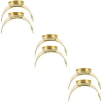 WORGEOUS 6 pcs  Iron Tea Light Candle Holder Iron Tealight Holder for Wedding Centerpiece for Table