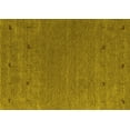 thumbnail image 1 of Ahgly Company Indoor Rectangle Abstract Yellow Contemporary Area Rugs, 5' x 7', 1 of 4