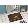 thumbnail image 2 of Carolines Treasures SB3084MAT Welcome to the Ranch with the Cow and Baby Doormat 18x27 27"L x 18"W multicolor, 2 of 4