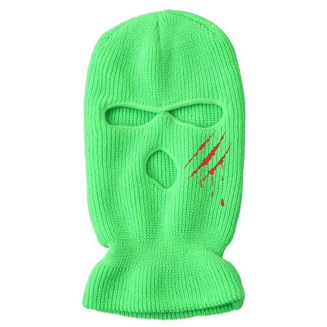 Cubierta De Cara Tejida Para Clima Frío, Resistente Al Viento, Transpirable, Para Esquí, Para Hombres Y Mujeres, Ciclismo Y Correr 3 Agujeros, seitruly HA044854-04