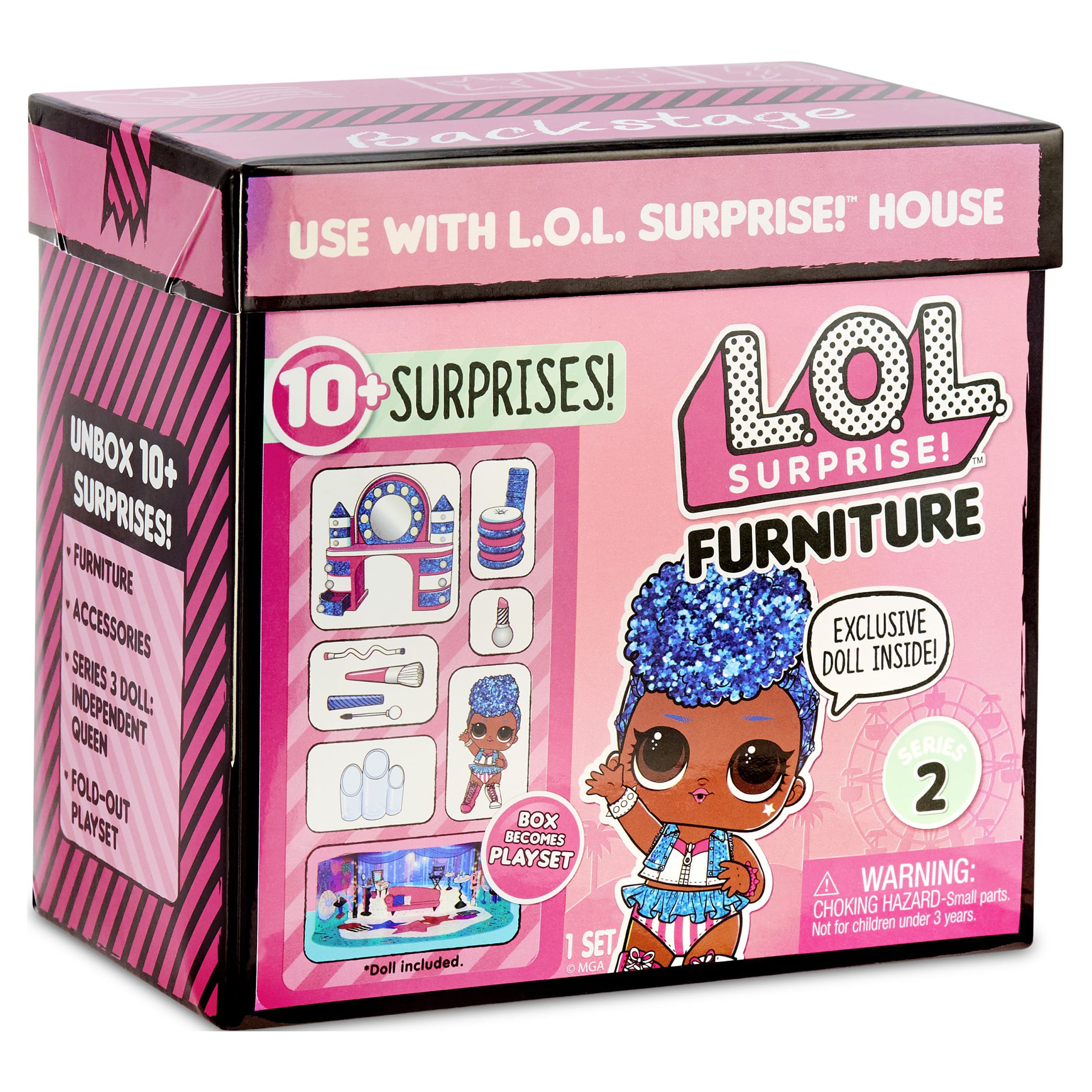 L.O.L. Surprise! Furniture Backstage with Independent Queen & 10+ Surprises - image 6 of 6