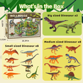 thumbnail image 7 of LINXUXIE 215PCS Dinosaur House Play Set, Dinosaur Theme Park with 36 Realistic Dinos and Large Battle Cage, Dinosaur Toy for 1-3 3-5 5-8 Year Old, 7 of 7