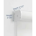 thumbnail image 5 of Linen Avenue Cordless Mojave Blackout Cassette Roller Shade with Bloc Wand for Easy Adjustment– UV Protection, Room Darkening–White Poppy 33 W X 78 H (Arrives 1/4" Narrower), 5 of 9
