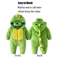 thumbnail image 5 of Baby Green Dinosaur Costumes Unisex Toddler Onesie Halloween Dress Up Romper, 18-24 Months, 5 of 7