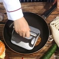 thumbnail image 4 of Stainless Steel Burger Press Heavy Duty Burger Smasher Grill Meat Press for Griddle Grill Cooking, 4 of 6