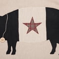 thumbnail image 6 of VHC Brands Cider Mill Primitive Pig Pillow, Tan & Red, 14x18, 6 of 6
