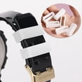 thumbnail image 3 of 6pcs 20mm correa de reloj de bucle de silicona correa de reloj de pulsera de reemplazo de retención de reloj anillos de sujeción para smartwatch (blanco), 3 of 5