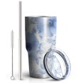 thumbnail image 2 of 30oz Pioneer Flower Tumblers Stainless Steel Tumbler with Lid and Straw,Vacuum Insulated Double Wall Travel Tumbler Cups Mug with Cleaning Brush for Coffee,Tea, 2 of 7