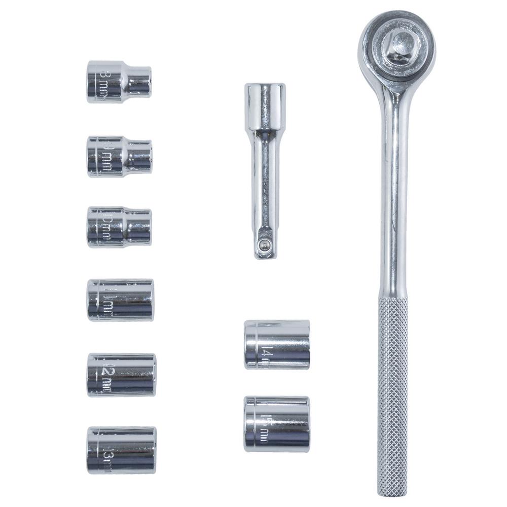 Best Value H420503 Ratchet  1/2 in. Drive Metric 6 Point 10-Piece Set