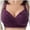 Purple, variant on Wdgfv Bra for Womens Wireless Comfort Brassiere Bras Light Padded