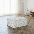 thumbnail image 3 of Leaf Foldable Mattress, Soft Tones Fall Foliage Art, 74.8" x 35.4", Grey White, by Ambesonne, 3 of 6