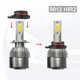 thumbnail image 2 of Unique Bargains 2pcs 9012 HIR2 LED Headlight Adapter Base Bulb Sockets Retainer Holder Universal for Car Auto Black, 2 of 6