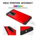 thumbnail image 5 of Dteck Shockproof Case For Samsung Galaxy S20 Ultra / S20 Ultra 5G (2020 Release), Full-Body Dual Layer Rugged Case with Tempered Glass Screen Protector Cover, Red, 5 of 11