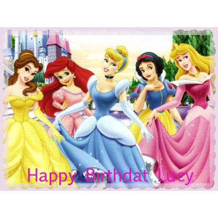 Disney Princesses Edible Cake Toppers Edible Image Cake Toppers